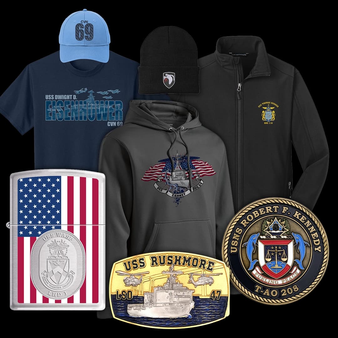 Custom military apparel and promotional products