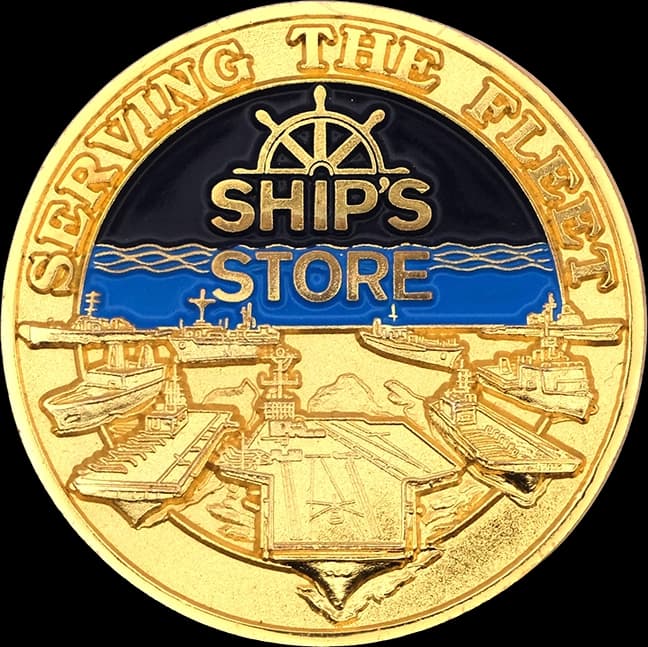 Gold Die Struck military challenge coin